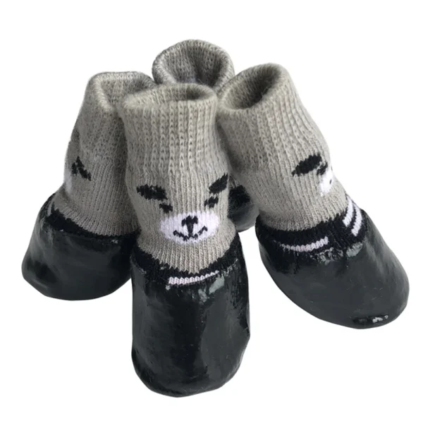 chaussette pantoufle anti-dérapant pour chien