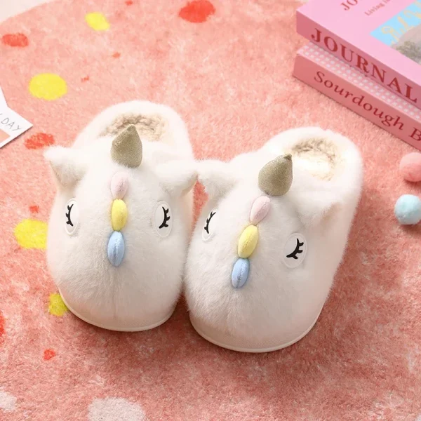 pantoufles en peluche pour l'hiver femmes