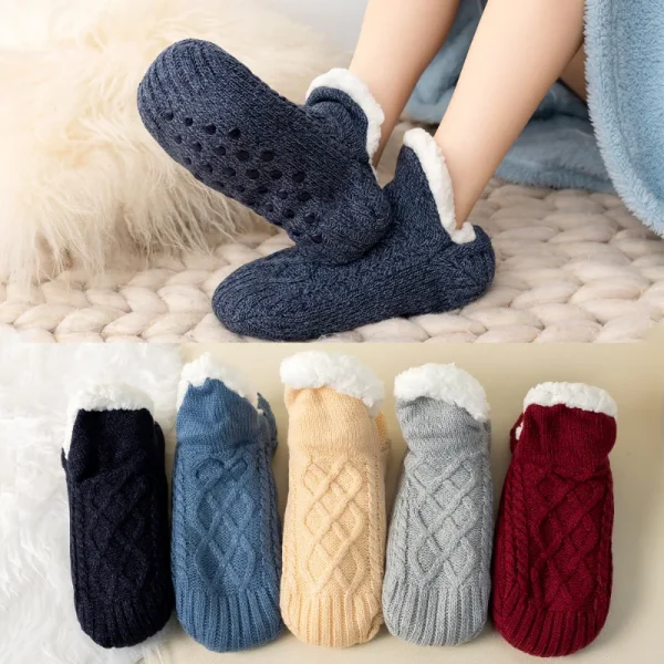 chaussettes chauffantes courtes en coton