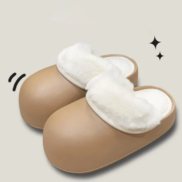 chaussure pantoufle extérieur moelleux antidérapante