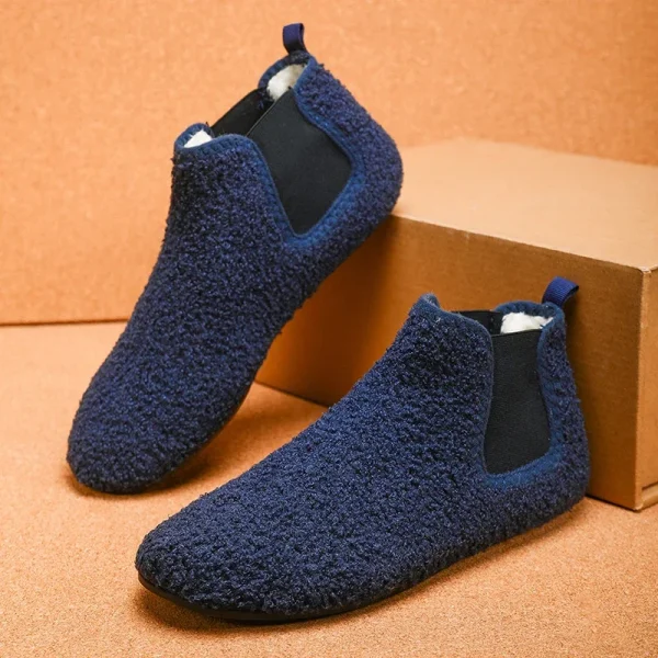 pantoufles chaudes en coton pour homme