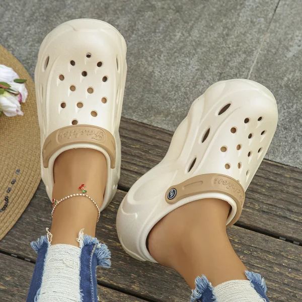 pantoufle antidérapante épaisse pour femme été