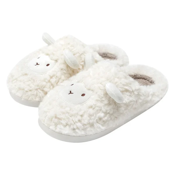 pantoufle d'hiver en peluche de coton