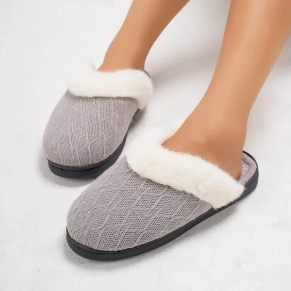 chaussure pantoufle décontractée femme moelleux