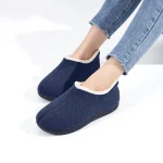 pantoufles basses en tissu doux