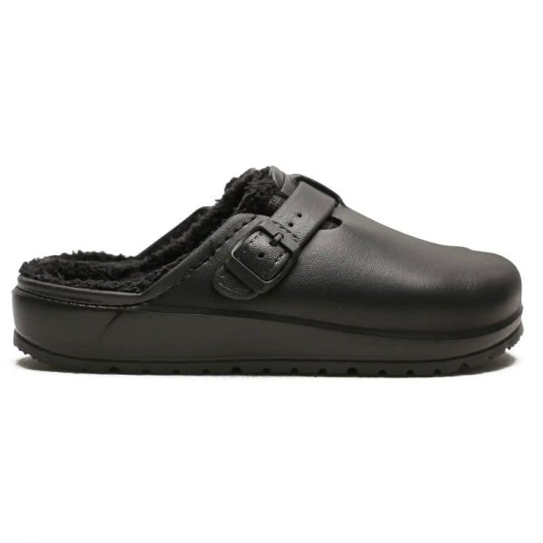 mules d'hiver avec doublure en coton