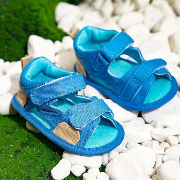 sandales à scratch pour garçon