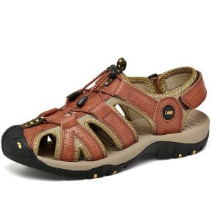 sandales de marche homme semi-fermé