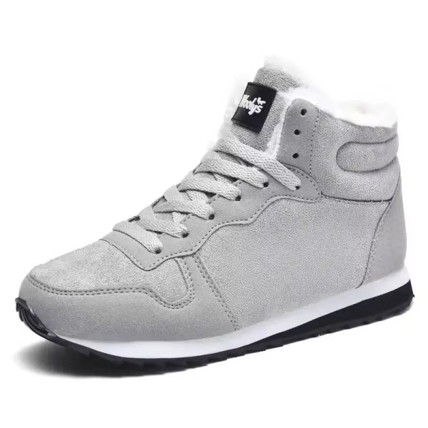 bottes pantoufles d'hiver avec fourrure chaude