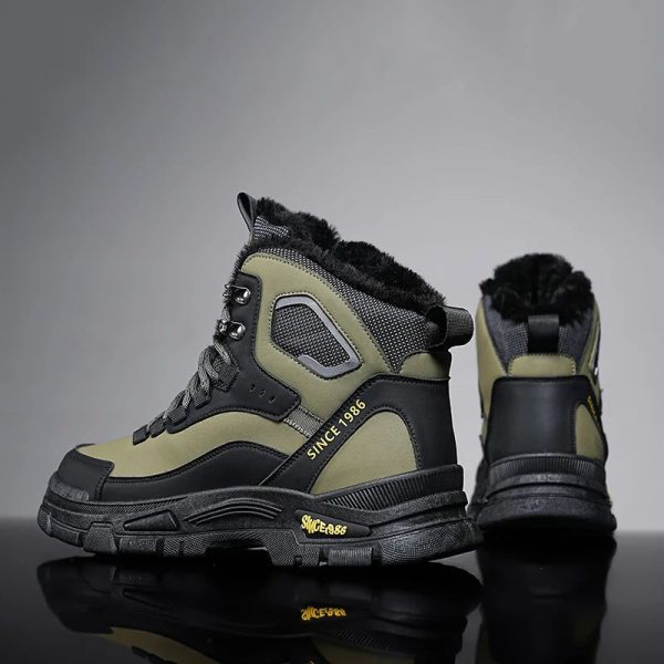 bottine pantoufle de randonnée chaude imperméable