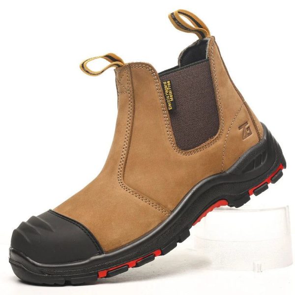 bottines de sécurité pour professionnels sans lacets