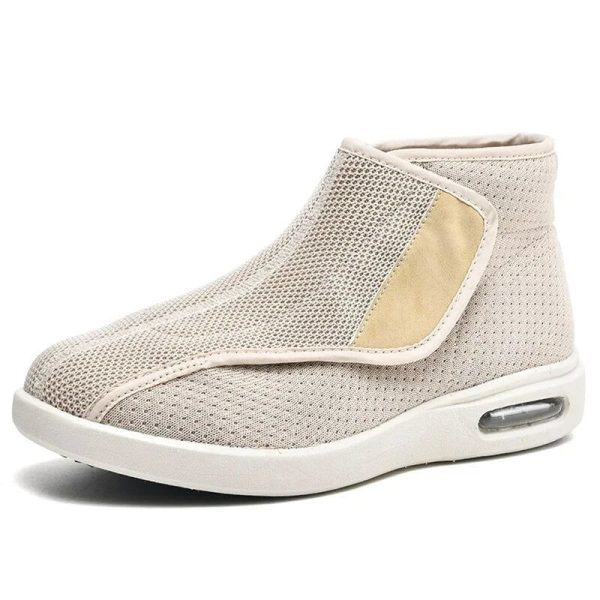 chaussons montants orthopédiques confort - beige