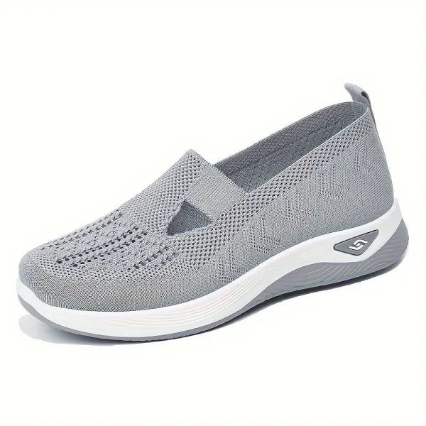 chaussures orthopédiques confort plus gris