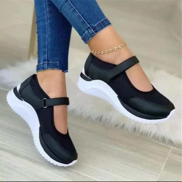 chaussures orthopédiques pour femmes en noir